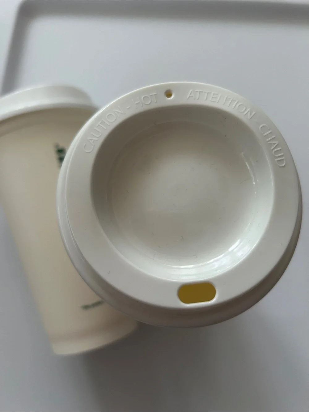 Starbucks Vintage 2012 Reusable Hot Cups Cream Off-White 1st Edition NWT